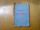 MEMORIILE UNUI COMISAR REGAL - V. Chiru (autograf) - Braila, 1920, 128 p., Alta editura