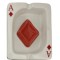 Scrumiera carte joc as romb