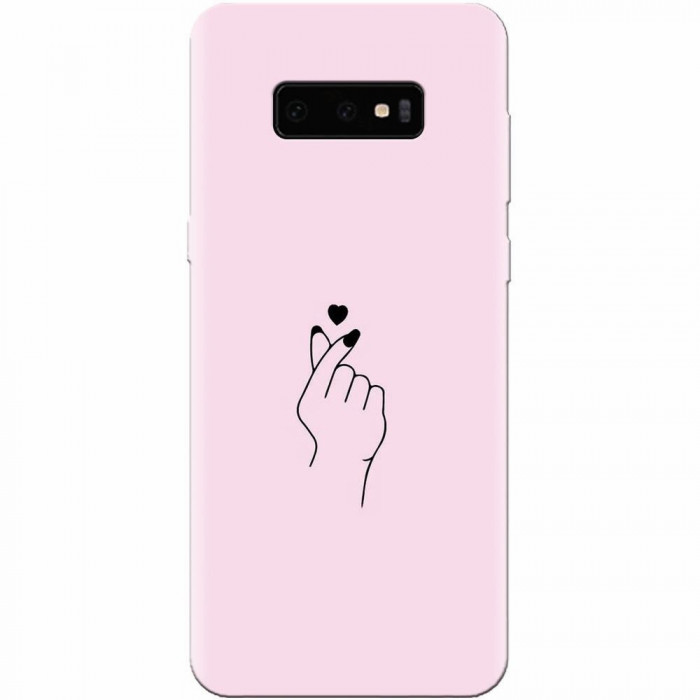 Husa silicon pentru Samsung Galaxy S10 Lite, Simple Love