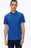 Cumpara ieftin Tricou polo barbati din bumbac croiala Regular fit albastru, 2XL, QS By S.Oliver