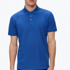 Tricou polo barbati din bumbac croiala Regular fit albastru M, Albastru inchis, M INTL, M (Z200: SIZE (3XSL -->5XL))