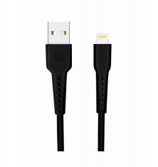 Cablu de date Swissten Lightning 1m Negru foto