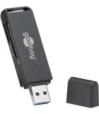 Cititor card reader USB 3.0 pentru SDXC SDHC MicroSD si SD Goobay