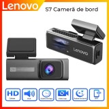 Camera DVR auto Lenovo S7 dual 1080P, WiFi, night vision, carcasa metal