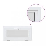 Cumpara ieftin Fereastra de subsol RISOR 80x40 cm inclinata 2 geamuri albe