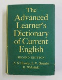 THE ADVANCED DICTIONARY OF CURRENT ENGLISH by A.S. HORNBY ...H. WAKEFIELD , 1963