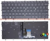 Tastatura Laptop 2-in-1, Dell, XPS 13 9365, P71G, P71G001, WPCF9, 0WPCF9, K0P6H, 0K0P6H, iluminata, layout US