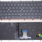 Tastatura Laptop 2-in-1, Dell, XPS 13 9365, P71G, P71G001, WPCF9, 0WPCF9, K0P6H, 0K0P6H, iluminata, layout US