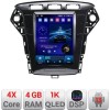 Navigatie Ford Mondeo 2010-2013 tip tesla radio gps internet 4 Core carplay android auto 4+64 Incell Display kit-tesla-mondeo-10+EDT-E220-RK CarStore