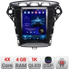 Navigatie Ford Mondeo 2010-2013 tip tesla radio gps internet 4 Core carplay android auto 4+64 Incell Display kit-tesla-mondeo-10+EDT-E220-RK CarStore
