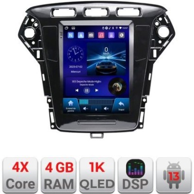 Navigatie Ford Mondeo 2010-2013 tip tesla radio gps internet 4 Core carplay android auto 4+64 Incell Display kit-tesla-mondeo-10+EDT-E220-RK CarStore foto
