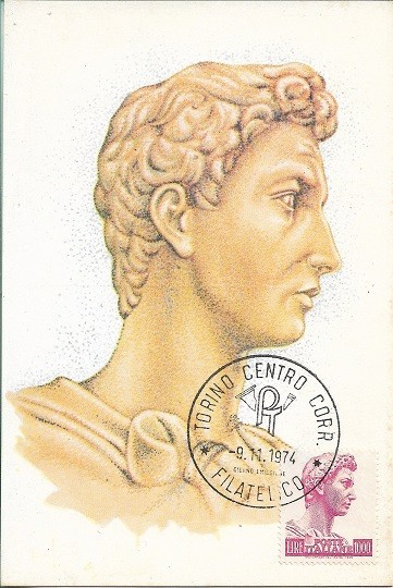 C1749 - Italia 1974 - carte maxima Arta