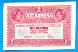 UNGARIA 2 KORONA COROANE 1 MARTIE 1917 STARE FOARTE BUNA