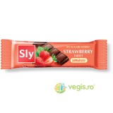 Tableta cu Lapte si Capsuni fara Zahar Adaugat Sly 25g