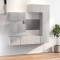 Gossi set dulap tv, 6 piese, gri beton, lemn prelucrat