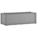 Cumpara ieftin Strat inaltat gradina sistem automat udare gri 100x43x33 cm