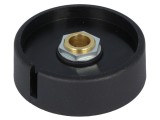 Buton rotativ negru cu indicator 8mm 50x16mm