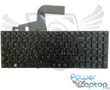Tastatura Samsung Neagra BA75 03073A layout UK fara rama enter mare, RV711 layout UK fara rama enter mare,