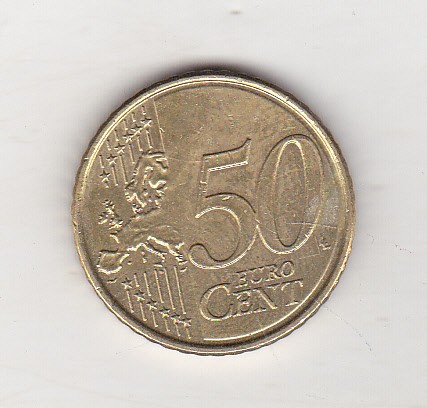 bnk mnd Belgia 50 eurocenti 2012