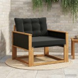 vidaXL Set de canapele de exterior Lemn solid de Acacia și Textilene 3438880