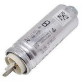 Condensator Pornire Motor 8uF 420V Uscator Rufe Beko 2807960400 Radial 81x30mm