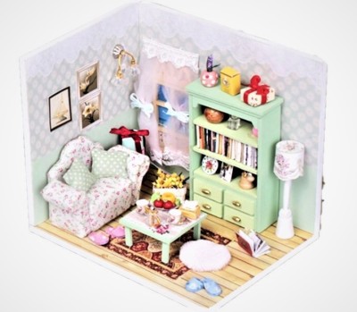 Casute Miniatura DIY Familly Hall foto