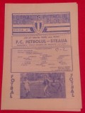 Program meci fotbal PETROLUL PLOIESTI - STEAUA BUCURESTI (27.03.1986)