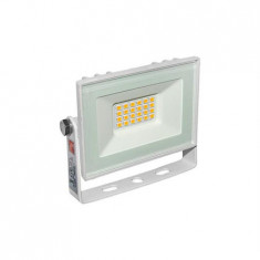Proiector slim alb cu LED 10W 10W lumina alba 950lm L 105mm W 85mm h 35mm