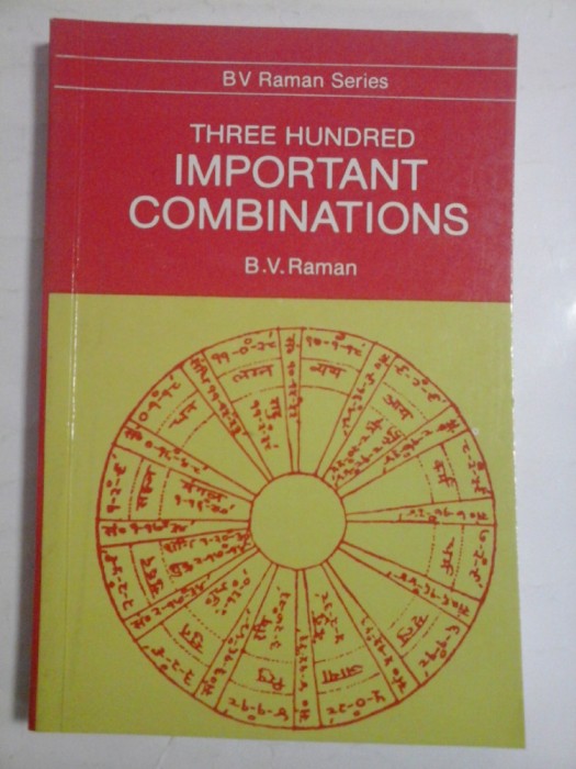 THREE HUNDRED IMPORTANT COMBINATIONS - B. V. RAMAN