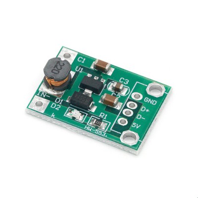 Modul convertor DC step-up, IN: 1-5V, OUT: 5V (0.5A) (DC.622) foto