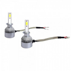 Set 2 becuri auto C6 H3 6000K, 48W per bec , 8000LM