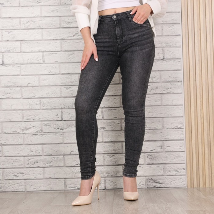 Blugi Dama Skinny Fit Gri Lunesa, 25