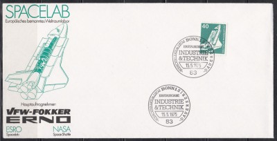 Germania 1975 - Industrie și tehnică, FDC foto