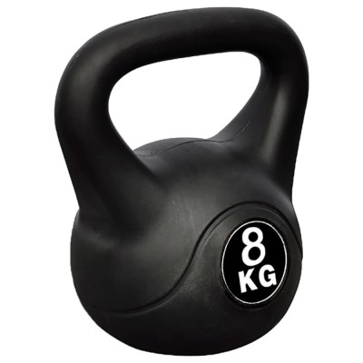 vidaXL Greutate tip bilă cu m&amp;acirc;ner Kettlebell, 8 kg foto