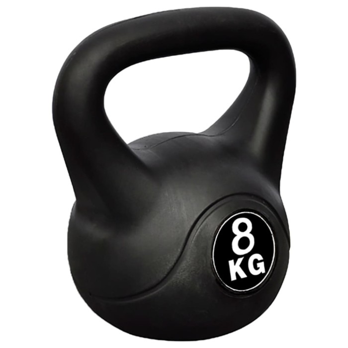 vidaXL Greutate tip bilă cu m&acirc;ner Kettlebell, 8 kg