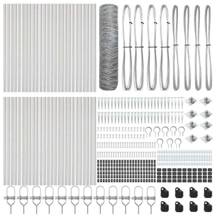 Șanț Hexagonal vidaXL 0.8x100 m Oțel Galvanizat