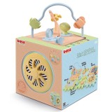 Cub 2 in 1 cu activitati, Dolu, Pastel