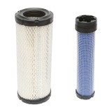 Filtru aer interior/exterior John Deere Breckner Germany, cod OEM P822858+P821575, XA1935+XA1810, SA16190+SA16074, RG25644+RG60690, Seria 3E/4000