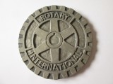 Rara! Medalie Rotary International Auxerre 1950-1970,diametrul=73 mm!