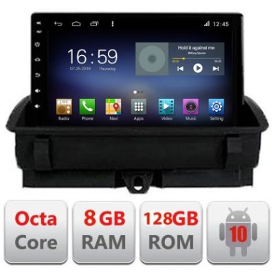 Navigatie Audi Q3 2011-2018 Android radio gps internet Octa Core 8+128GB LTE Kit-q3+EDT-E609 CarStore Technology foto