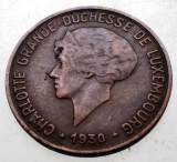 7.629 LUXEMBURG LUXEMBOURG CHARLOTTE 10 CENTIMES 1930