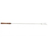 Cumpara ieftin Ustensila pentru barbecue, grill, gratar, furculita lunga, maner lemn, 90 cm, Perfect Home