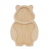 Platou lemn fag pentru copii forma urs 30x20x2cm Zilan EXT 7264