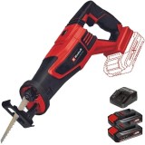 Einhell TE-AP 18/28 Li BL PXC + Twinpack CB + 4514095 - Fierastrau sabie 28 mm + Set 2 acumulatori si incarcator Li-Ion 18 V 2.5 Ah