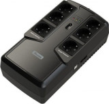 UPS MUSTEK PowerMust 600 Offline LED, 600VA / 300W, Schuko x 6, USB