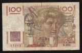 Franta, 100 Francs 1948_modesta_serie N.250-27312