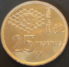 Moneda 25 PESETAS - SPANIA, anul 1980 *cod 2163 B foto