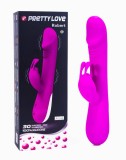 Vibrator Rabbit Robert, Violet, 21 cm, Pretty Love