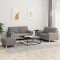 vidaXL Set de canapele cu perne, 3 piese, gri taupe, textil 3201305