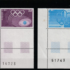 Mali 1975-Sport,Anul preolimpic 1975,serie 2 valori,nedantelate,MNH,Mi.503-504